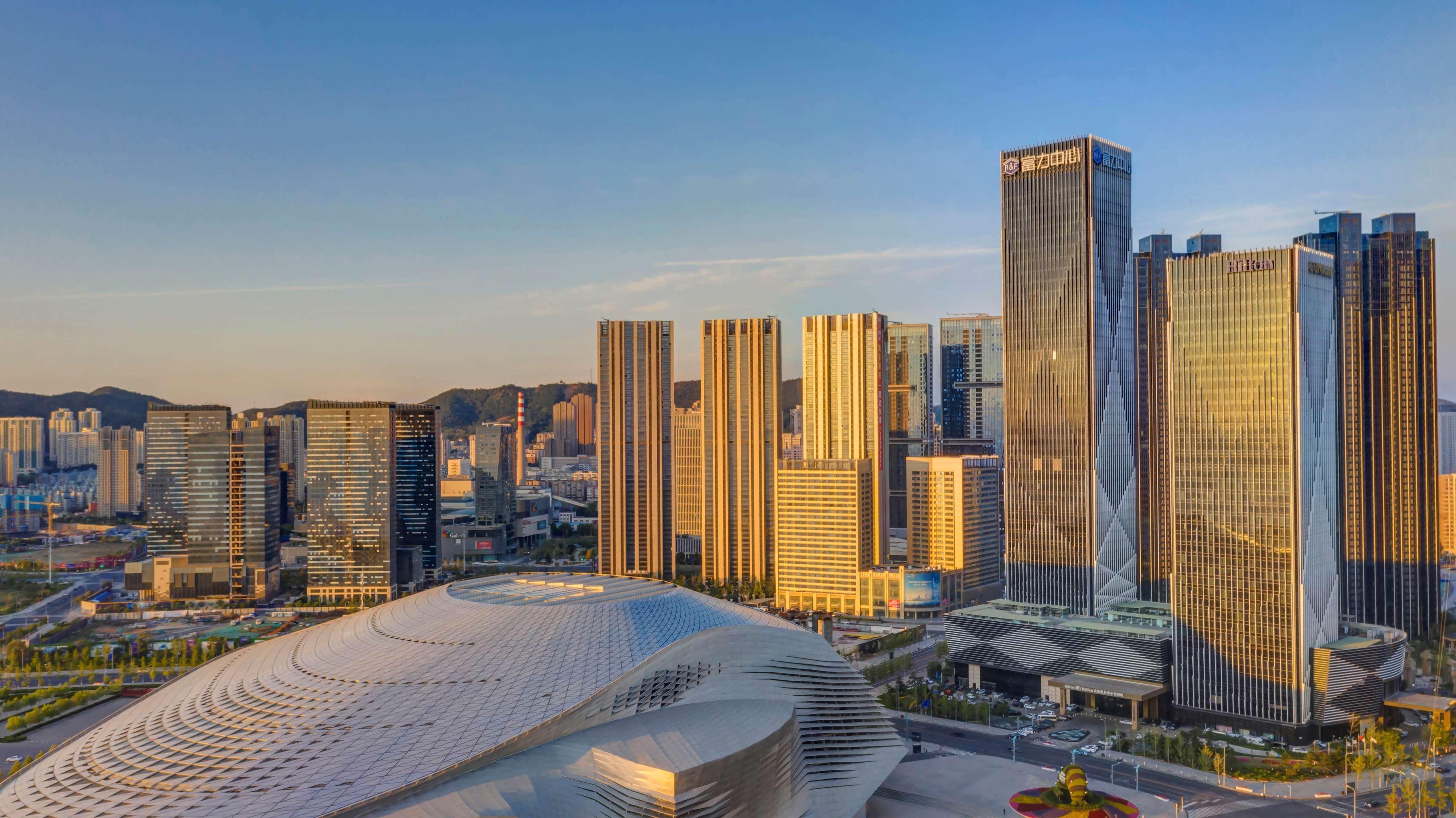 Hilton Dalian Otel Dış mekan fotoğraf